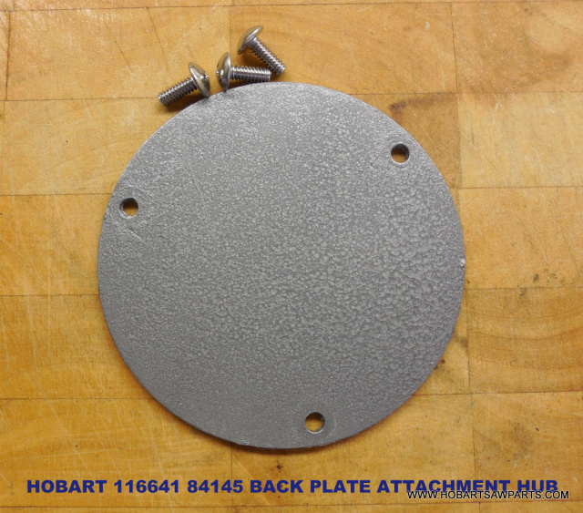 Hobart-116641-84145 Buffalo-Chopper Attachment-Hub_Back-Plate